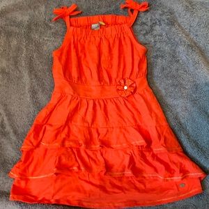 Girls red Petit Lem red sundress (3)